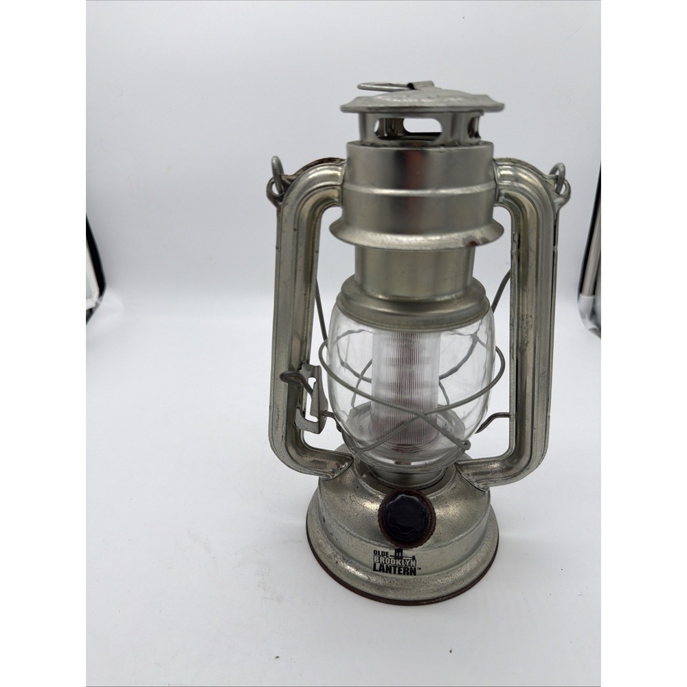 Vintage Olde Brooklyn Lantern Battery Operated